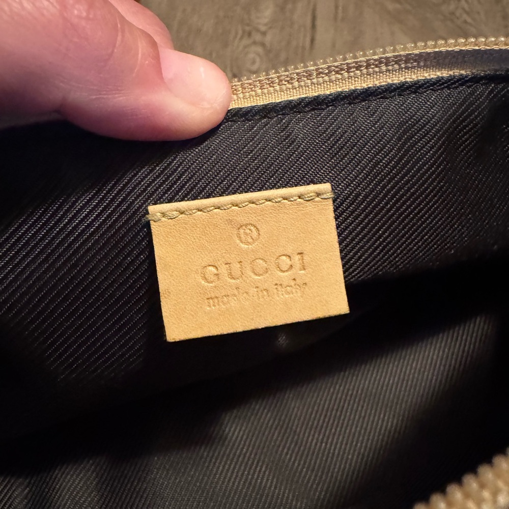Authentic Gucci GG Canvas Boat Handbag - Picture 12 of 12